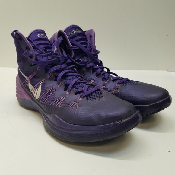 Nike Zoom Hyperdunk Violet Basketball Shoes Men's Size 16.5 | 584433-500 | VG - Picture 3 of 8